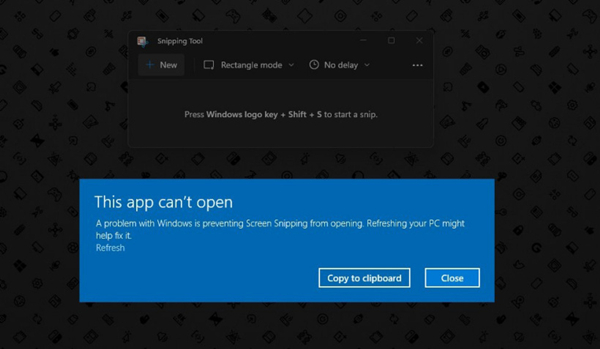Win11截圖提示錯(cuò)誤怎么辦？Win11截圖提示錯(cuò)誤的解決方法