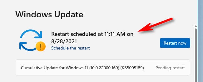 怎么在Windows 11上為Windows更新安排重新啟動？