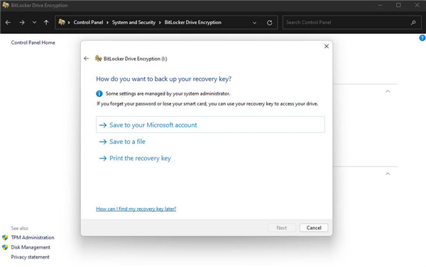 如何在Win11上快速加密硬盤？Win11上快速加密硬盤方法步驟