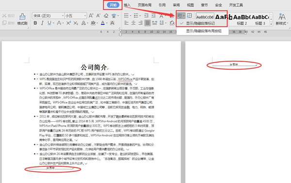 怎么刪除WPS文檔中多余的空白頁？