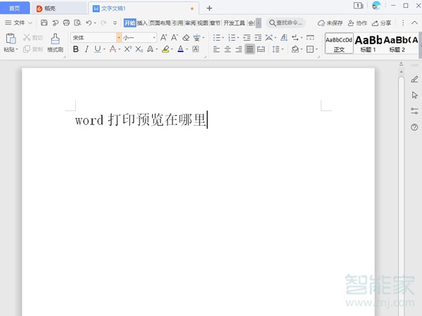 word打印預(yù)覽在哪里