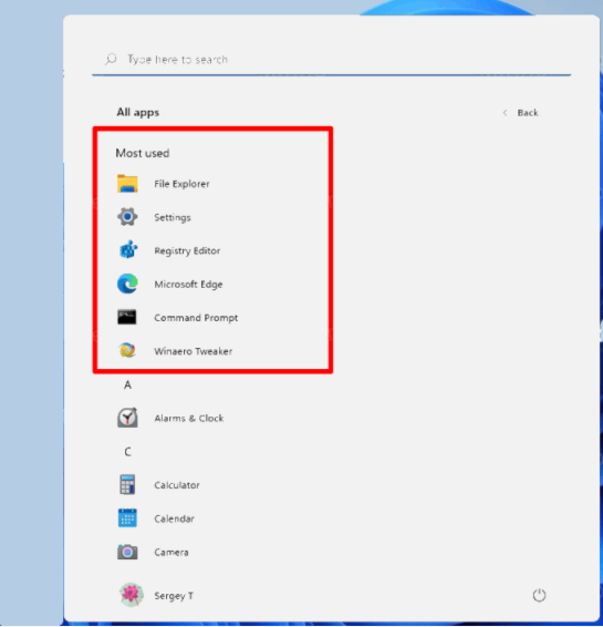 如何在Windows11“開始”菜單中隱藏或顯示最常用的應用程序？