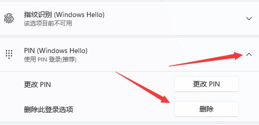 Win11如何取消pin碼登錄？Win11取消pin碼登錄的方法
