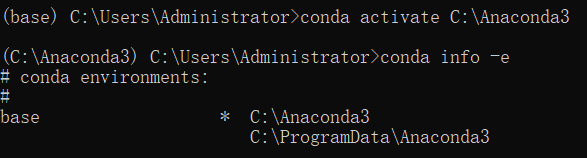 Win10中使用cmd命令conda info -e發(fā)現(xiàn)環(huán)境未命名無法激活怎么辦?