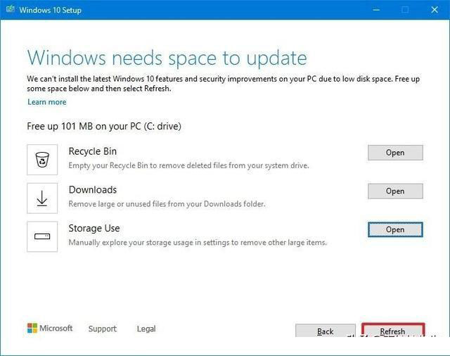 空間不夠怎么安裝Win10更新？