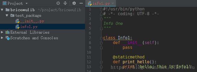 Python實(shí)現(xiàn)打包成庫供別的模塊調(diào)用