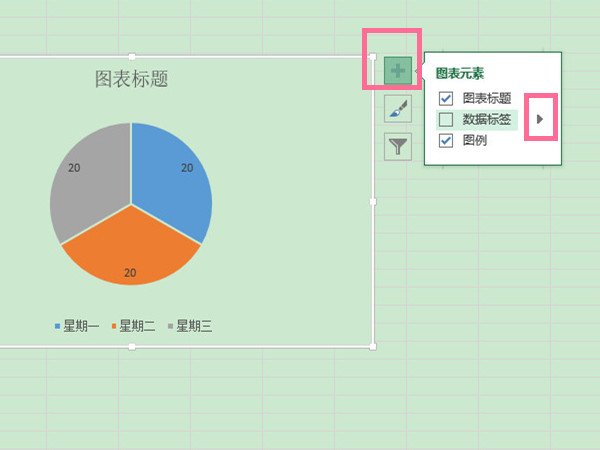 excel怎么顯示餅圖數(shù)據(jù)和百分比