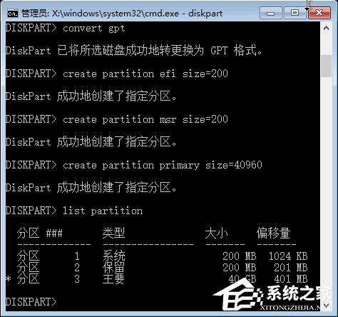 Win10如何使用DiskPart工具為硬盤進行GPT分區？