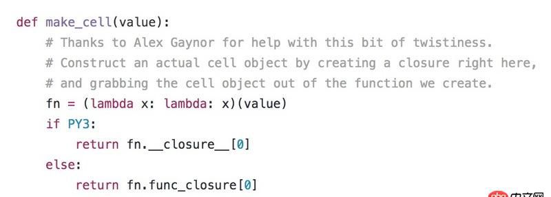 python - (lambda x: lambda: x) 的目的是啥？