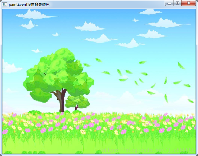python GUI庫圖形界面開發(fā)之PyQt5窗口背景與不規(guī)則窗口實(shí)例