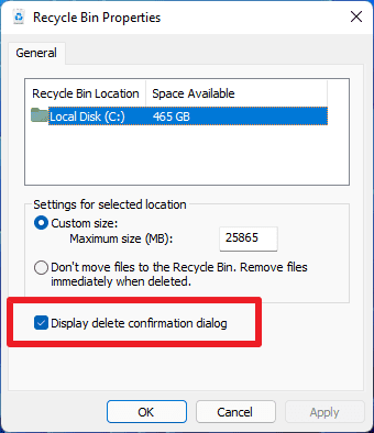 如何在Windows11上啟用文件刪除確認？