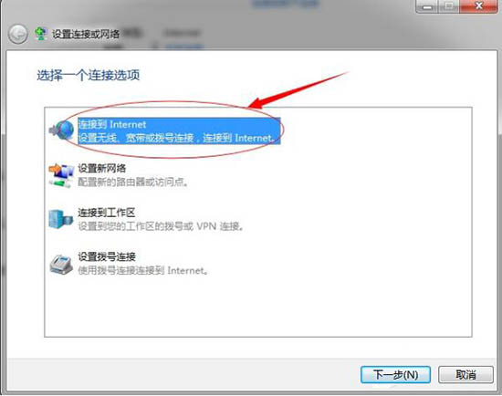 win7系統(tǒng)中設(shè)置撥號(hào)連接具體操作流程