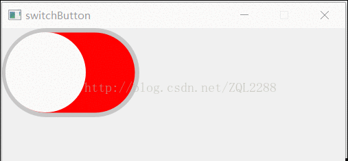 Qt模仿IOS滑動(dòng)按鈕效果