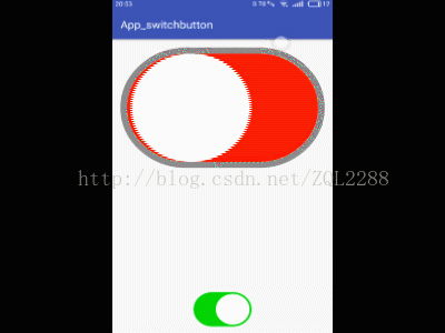 Android實(shí)現(xiàn)類似ios滑動(dòng)按鈕