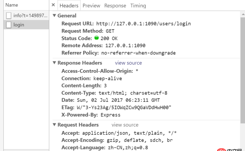 javascript - 向nodejs發送post請求，只有options