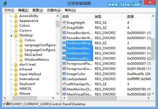 Win8系統上的文本協調器ClearType
