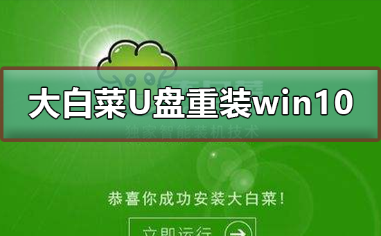 大白菜U盤(pán)重裝win10系統(tǒng)教程