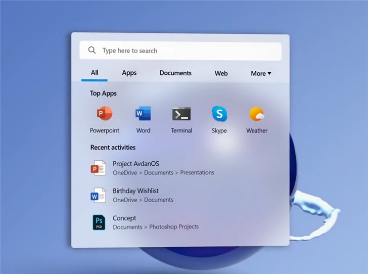 Windows20概念設(shè)計(jì)展示 全新系統(tǒng)界面與特色操作界面