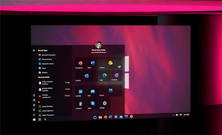 Windows20概念設(shè)計(jì)展示 全新系統(tǒng)界面與特色操作界面