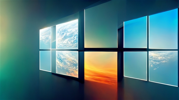Windows12新畫面展示 由ai工具預(yù)測生成的