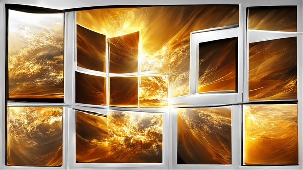 Windows12新畫面展示 由ai工具預(yù)測生成的