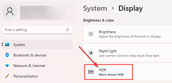 Windows11設(shè)置HDR視頻顯示步驟介紹