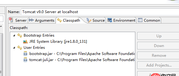 java - eclipse run on server， classpath， not find springmvc.xml