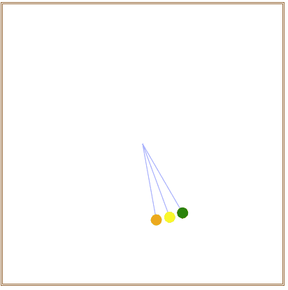 JavaScript實(shí)現(xiàn)沿五角星形線擺動(dòng)的小圓實(shí)例詳解