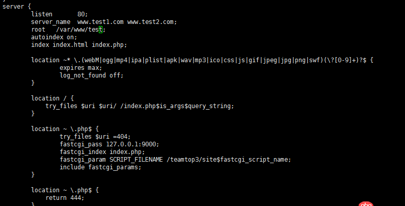 nginx中更改server_name后無法訪問？