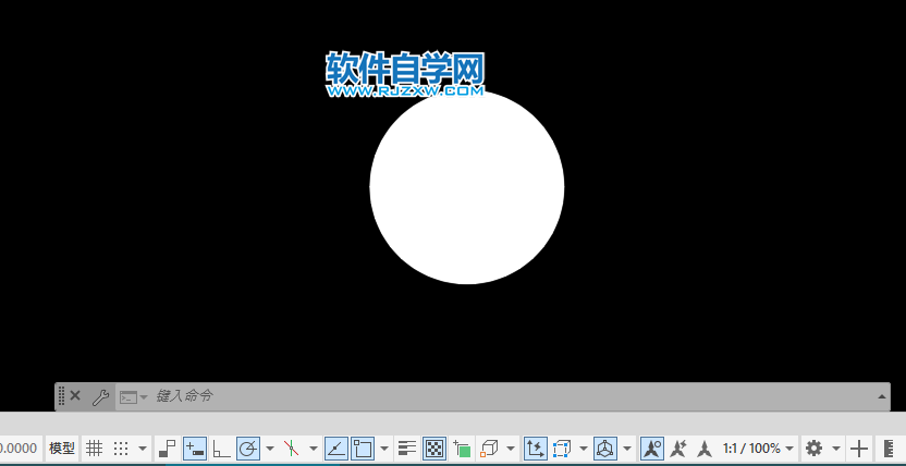 cad怎么畫(huà)實(shí)心圓