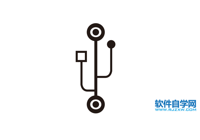 CorelDRAWX8怎么畫USB使用圖標(biāo)