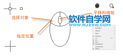 CAD2022鼠標功能的介紹