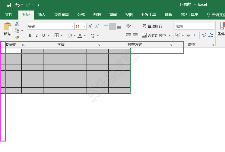 EXCEL2016怎么顯示和關(guān)閉標(biāo)題的方法