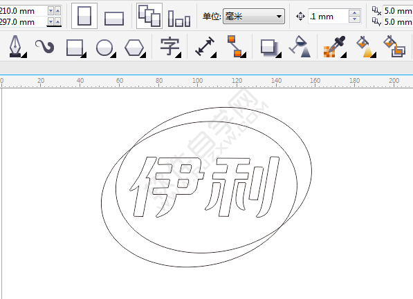 CDR設(shè)計伊利LOGO的簡單方法