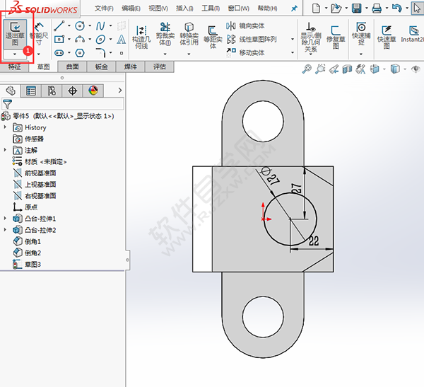 簡述solidworks創(chuàng)建零件過程