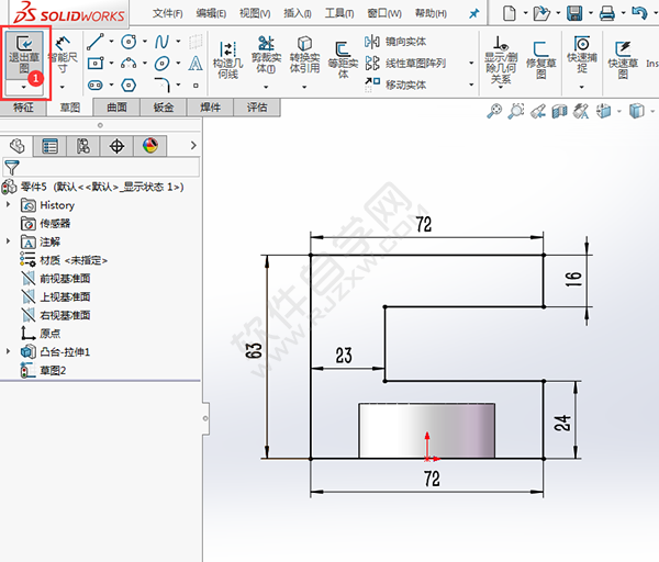 簡述solidworks創(chuàng)建零件過程