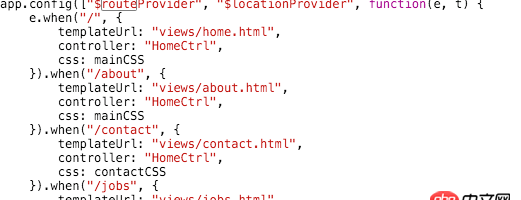 angular.js - 使用angular route的時(shí)候，頁(yè)面切換會(huì)暫時(shí)性出現(xiàn)一段空白，然后內(nèi)容才加載出來(lái)