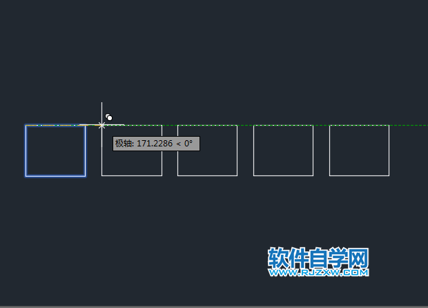 cad等距離復(fù)制N個(gè)