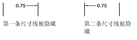 CAD2020關于控制尺寸界線