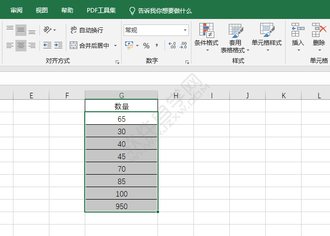 EXCEL大于65條件的設(shè)置為紅色邊框