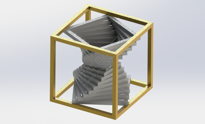 SolidWorks臺(tái)階立方體零件的做題步驟