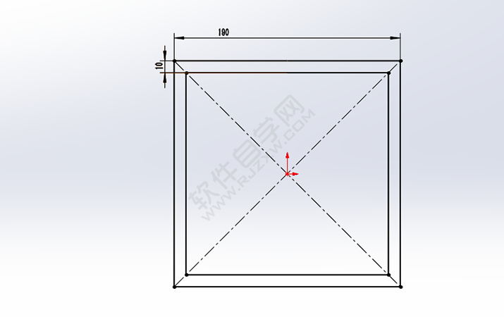 SolidWorks臺(tái)階立方體零件的做題步驟