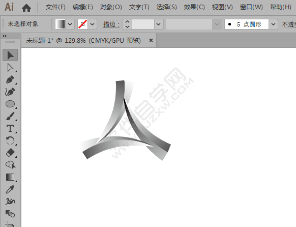 AI繪制合眾汽車圖標(biāo)