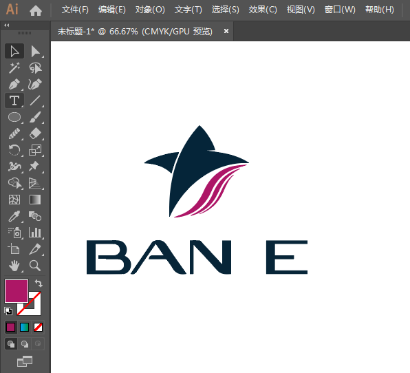 BANSE標(biāo)志LOGO用AI設(shè)計的方法
