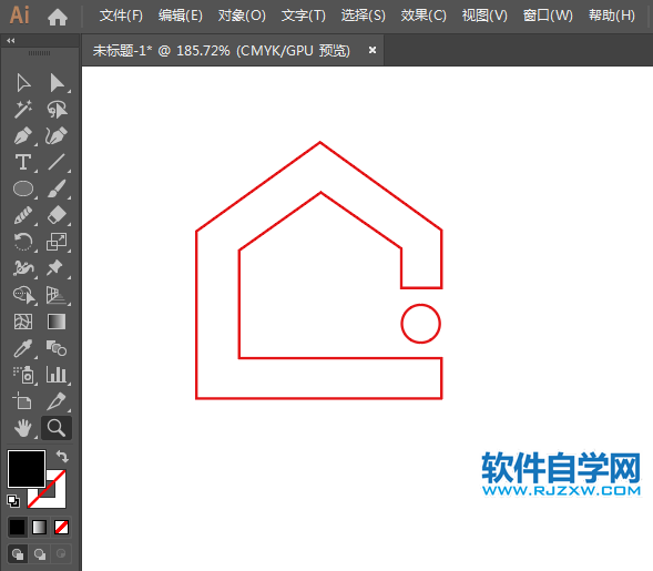 ai怎么設(shè)計鏈家標(biāo)志