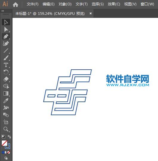 用ai簡單設(shè)計(jì)中國郵政標(biāo)志教程