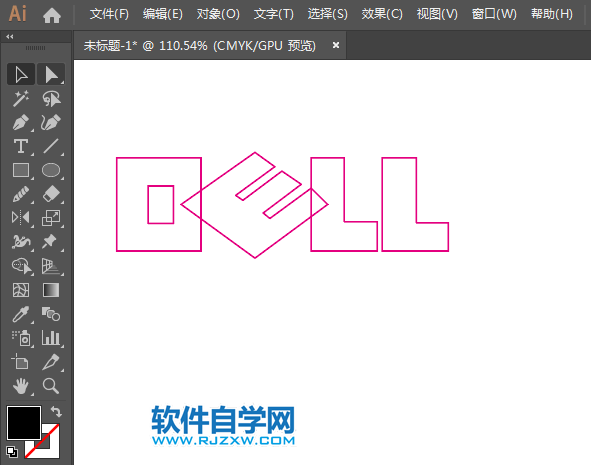 ai怎么設(shè)計(jì)戴爾LOGO
