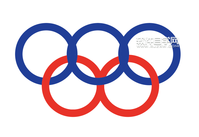 如何用ai軟件畫一個(gè)五環(huán)圖標(biāo)