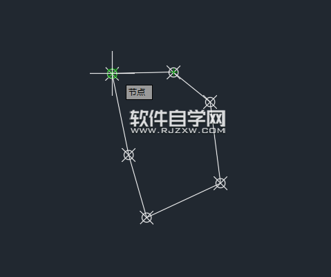 CAD節(jié)點設(shè)置捕捉連線