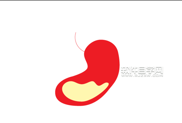 ai怎么畫胃圖標(biāo)
